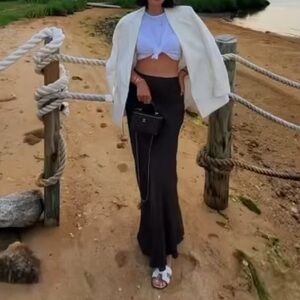 Zara Brown Maxi Skirt